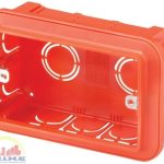 Gewiss Doza aparat 3 module incastrate