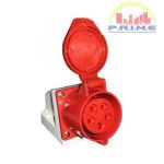 Priza industriala trifazica fixa 5x32A