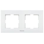 Ramă 2 posturi Karre-Plus Alb