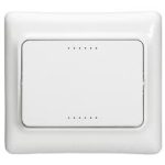 Intr. simplu cu led martor, 10AX, alb