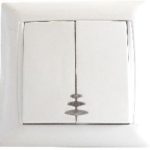 INTRERUPATOR DUBLU CU LED