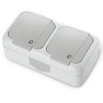 Priza schuko dubla PT IP54