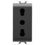 GW 12203 PRIZA ITALIA 1M CHORUS NEGRU GEWISS CHORUS