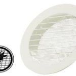 Grila ventilare KRO Ø125 plasa