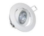 spot cu LED reglabil incastrat ALB